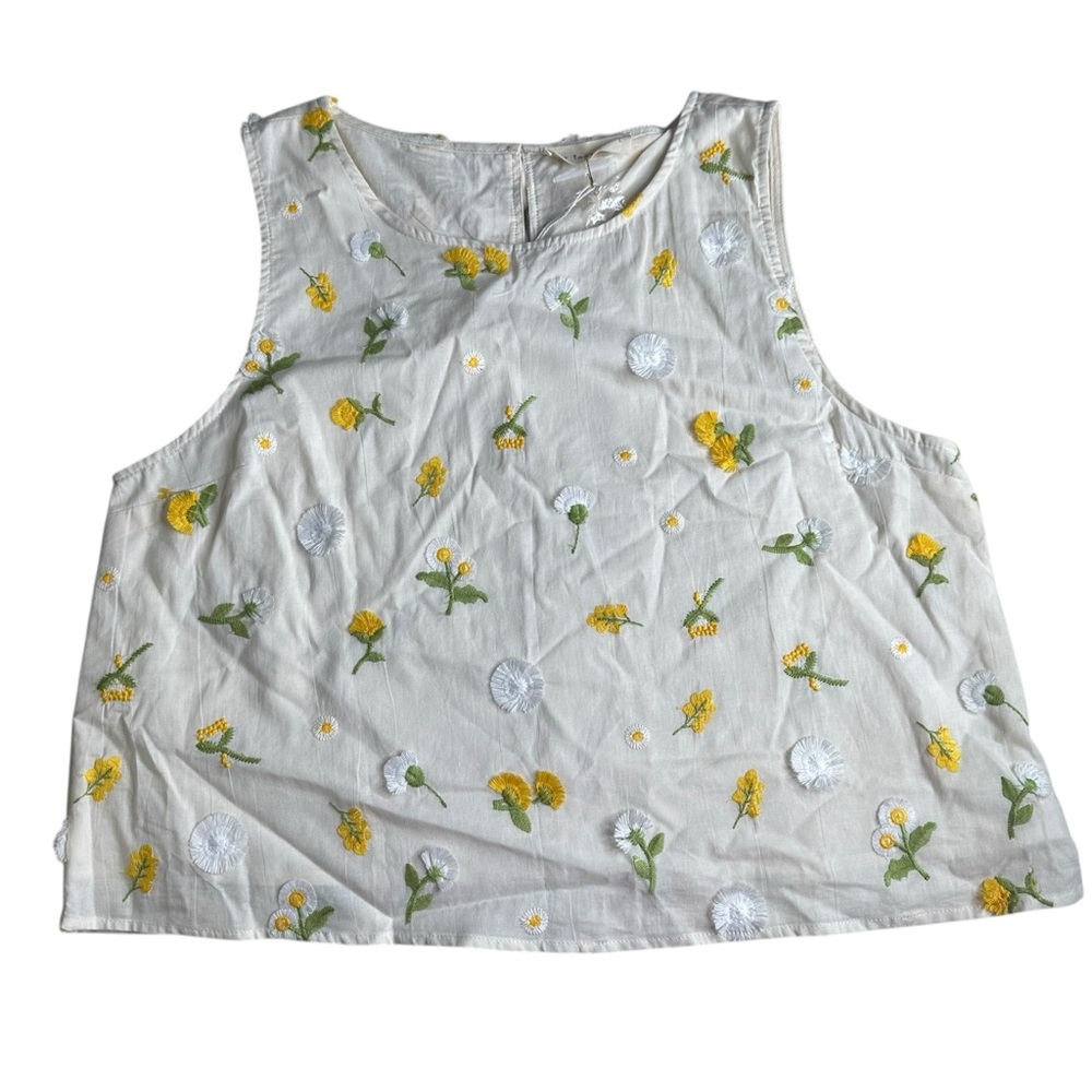 NWT By Together Women’s Cotton Floral Flower Top. Size Large